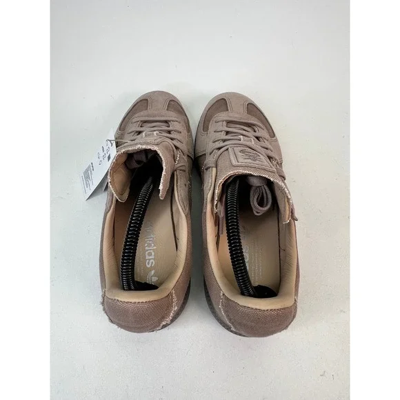 Adidas BW Army Sneakers Brown Leather Canvas Casual Shoes JR3724 Women's  Size 8